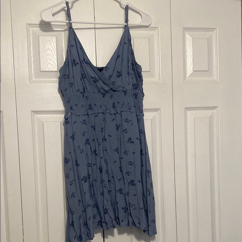 Blue Floral Dress